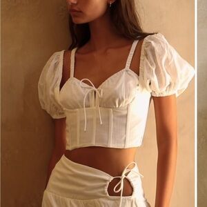 NWT Sabo Skirt Size Medium Marsela Corset Top